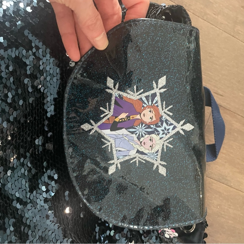 Disney Frozen II Sequin Bag with Black Accents - Picture 2 of 7